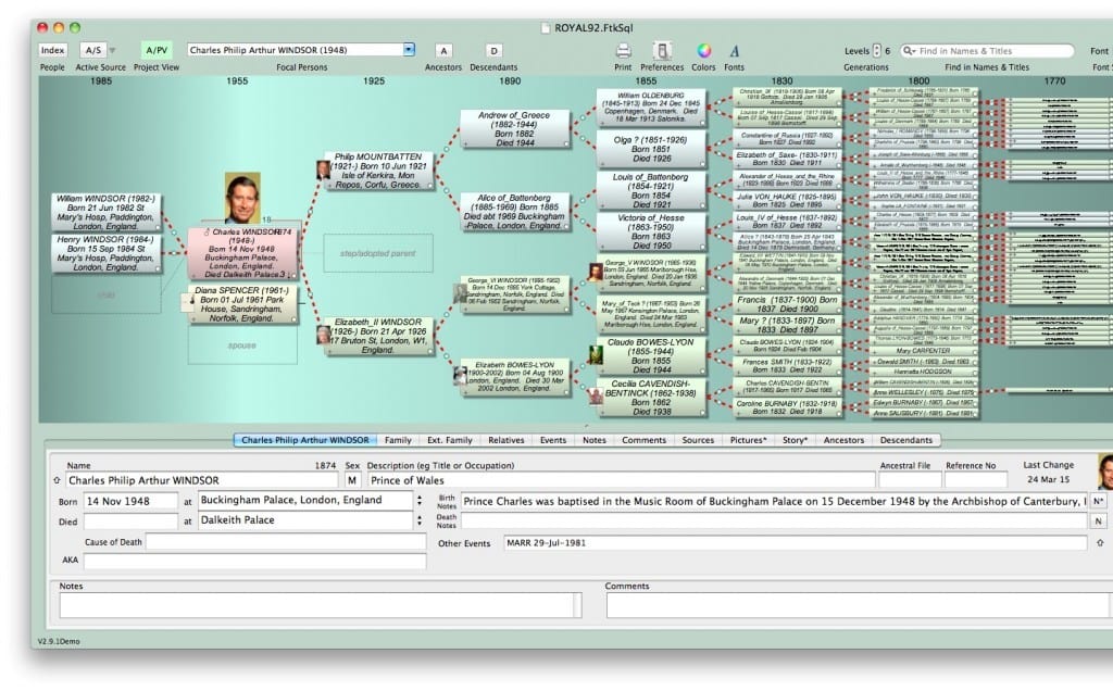 Family Tree Software For Mac